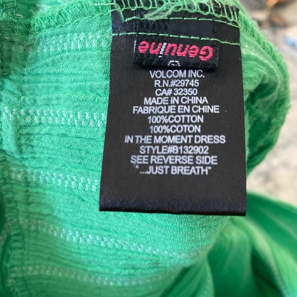 Volcom strapless, summer dress with pockets size large - Picture 9 of 9